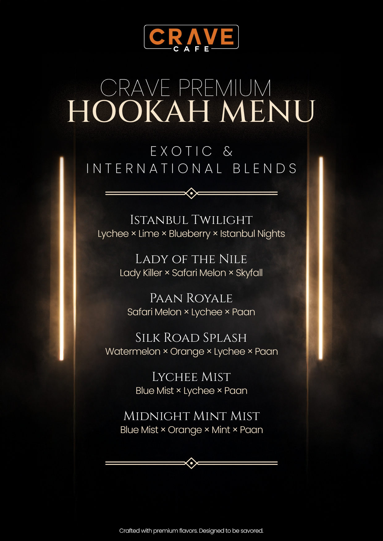 House Exotic Menu